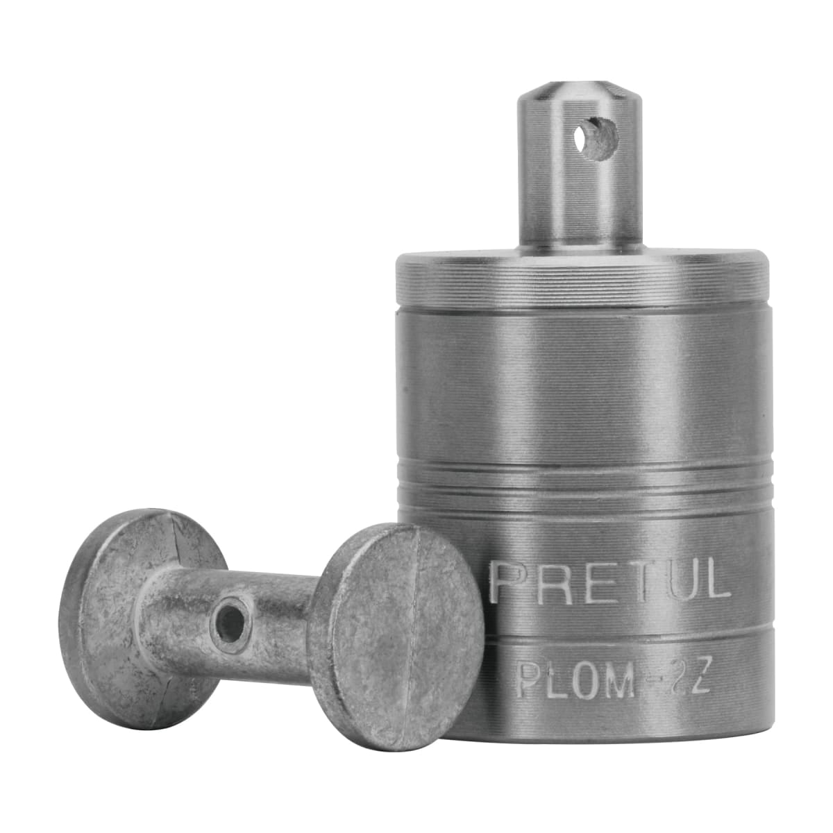 Plomada metálica con centro 310 gramos (11oz) Pretul1