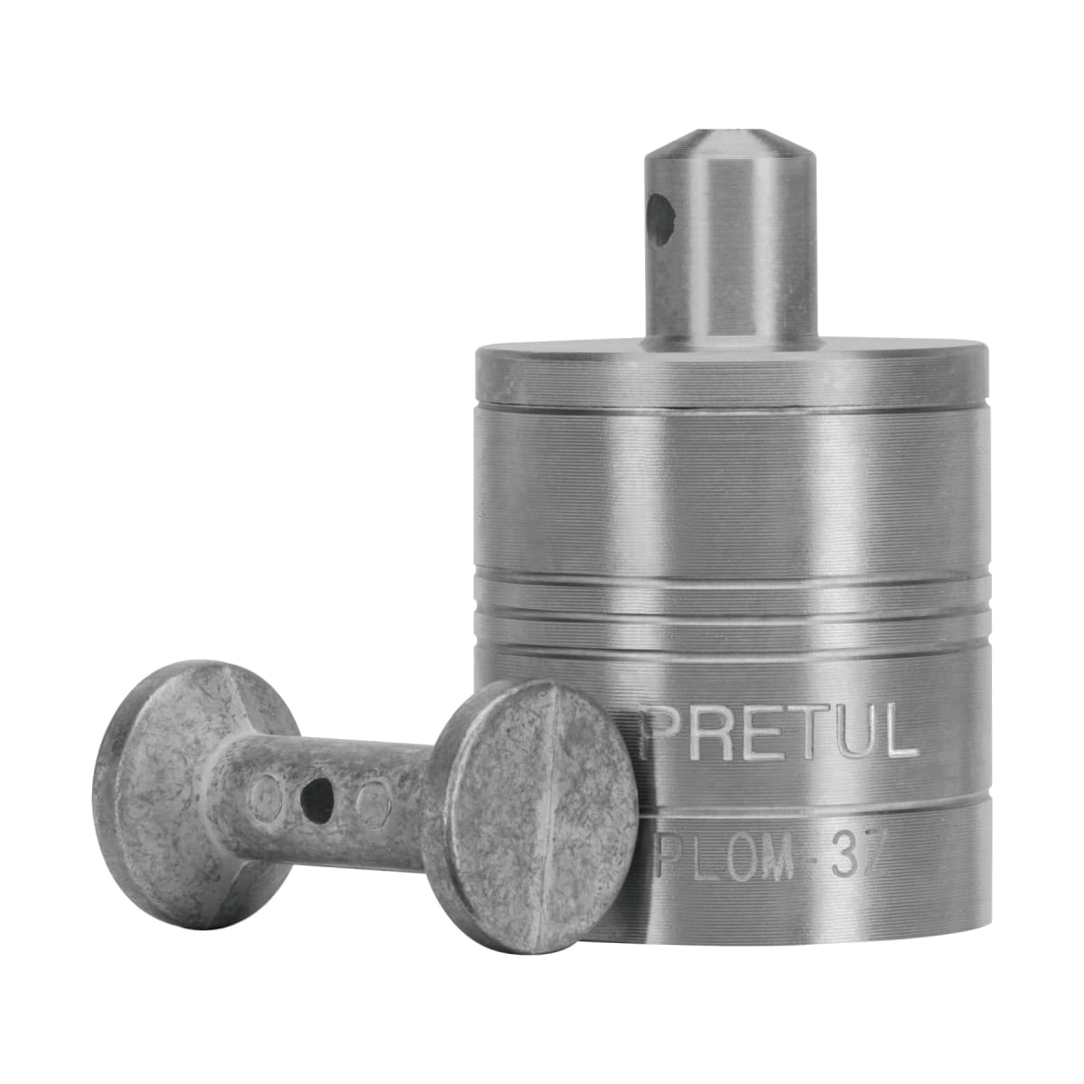 Plomada metálica de 340 g (12 oz) con centro, Pretul1