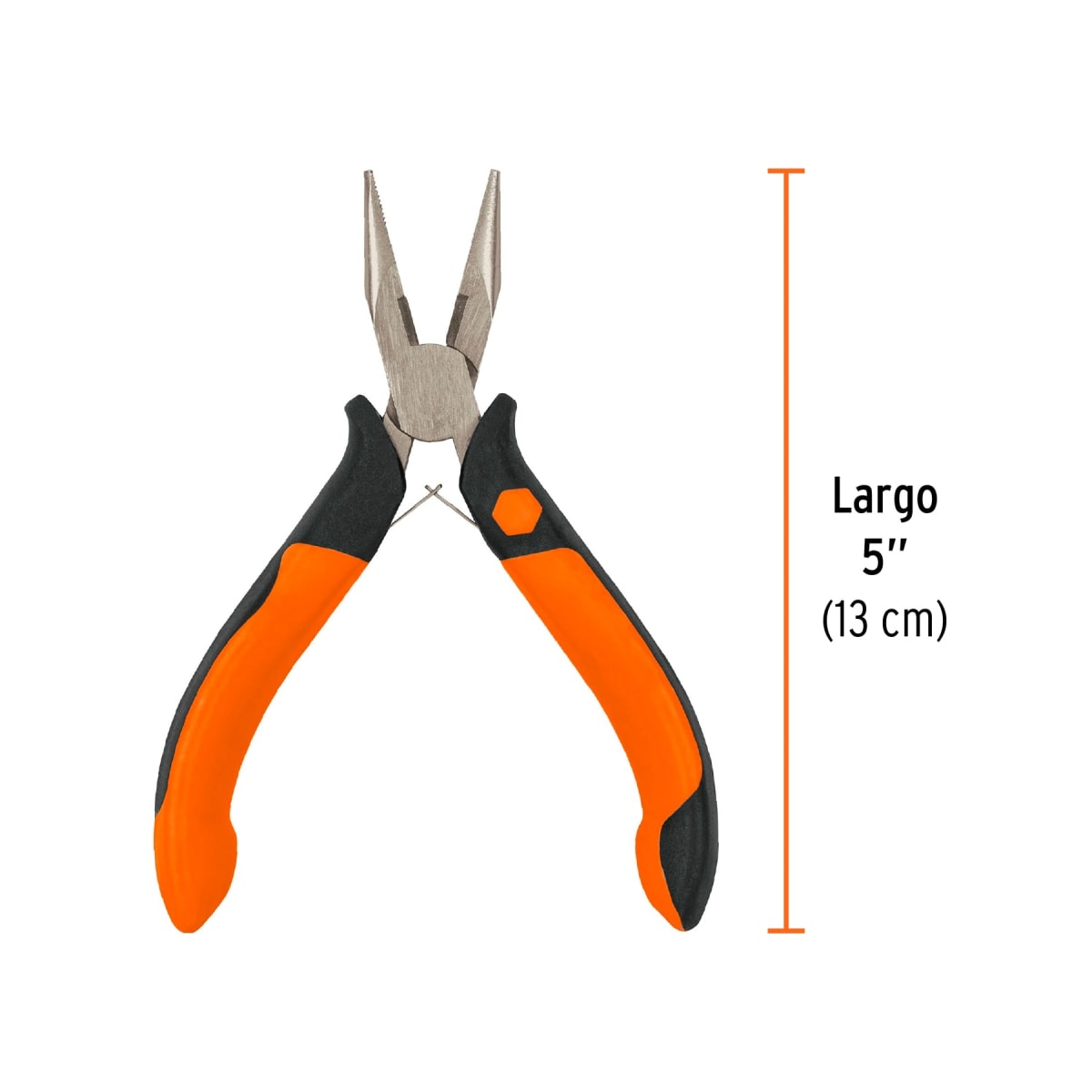 Mini alicate de punta y corte 5'' mango comfort grip. truper3