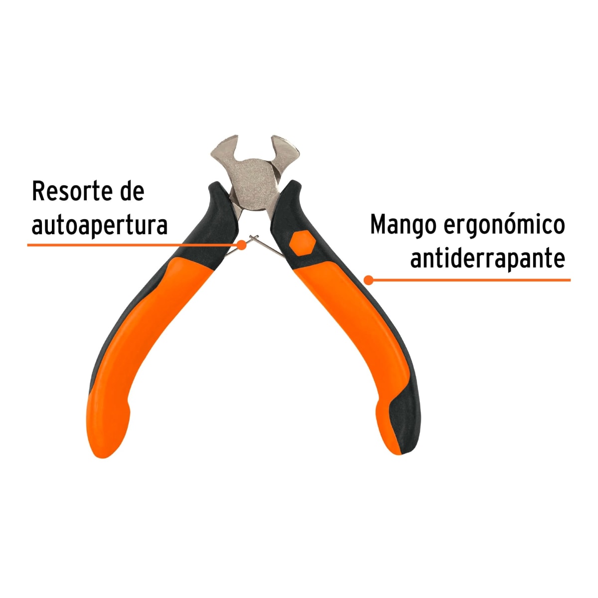 Mini alicate tipo tenaza 4'' mango comfort grip Truper2
