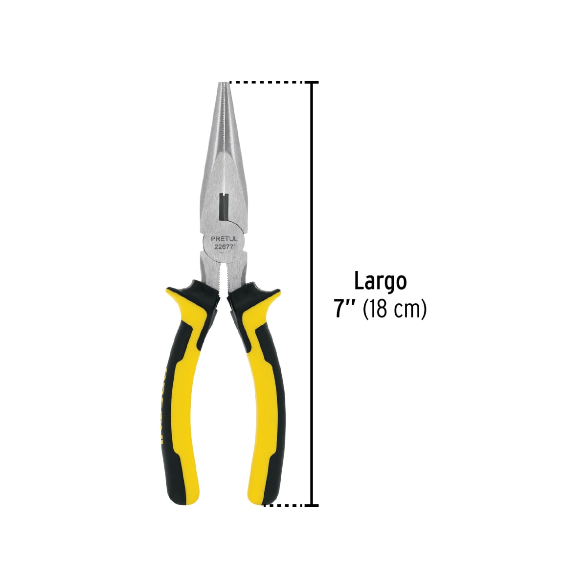 Alicate de punta y corte 7´´ mango Comfort Grip, Pretul3