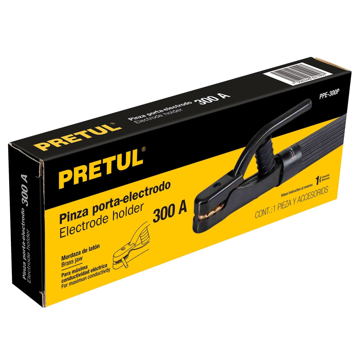 Tenazas porta Electrodo 300 Amp Pretul4