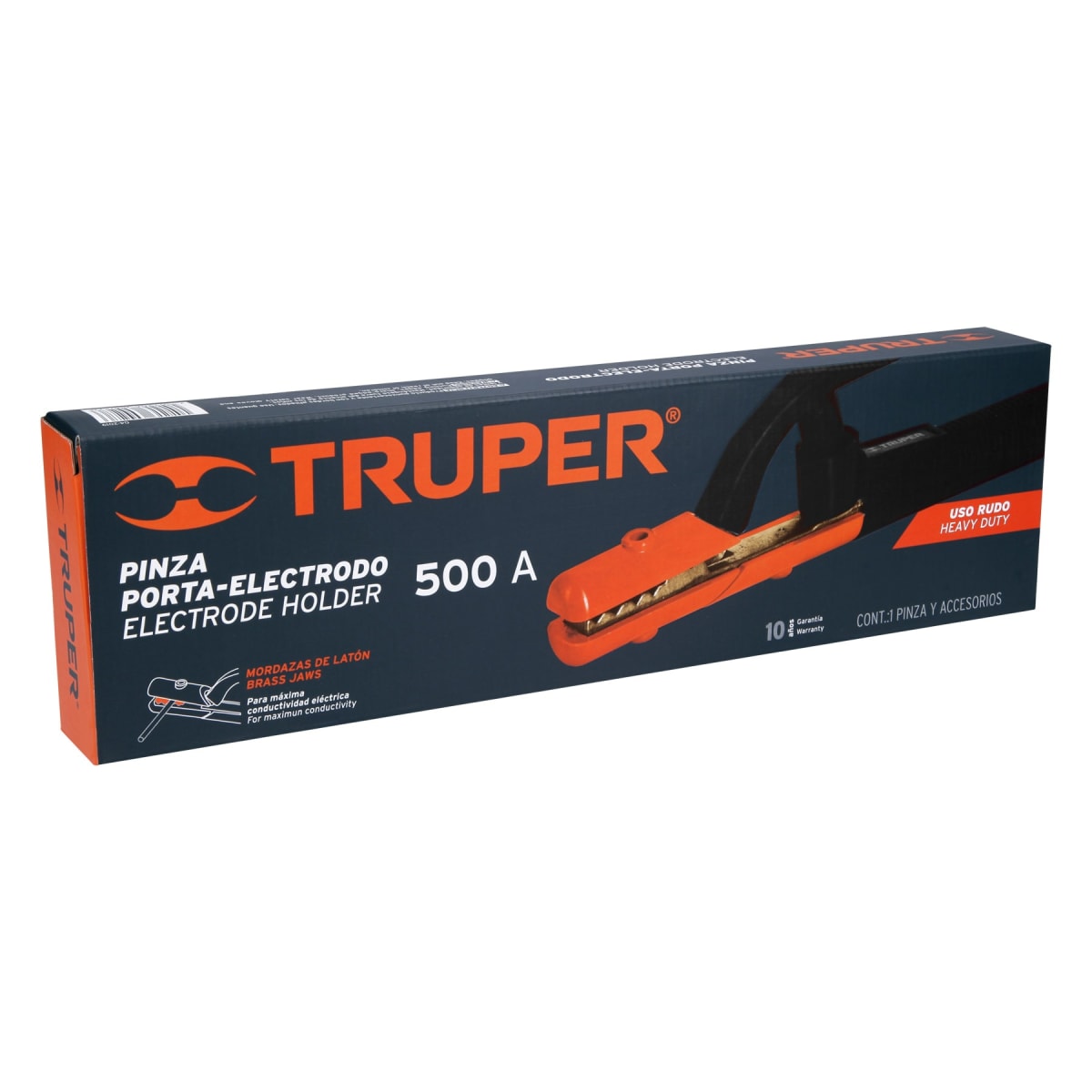 Tenaza porta electrodo de 500 A Truper4
