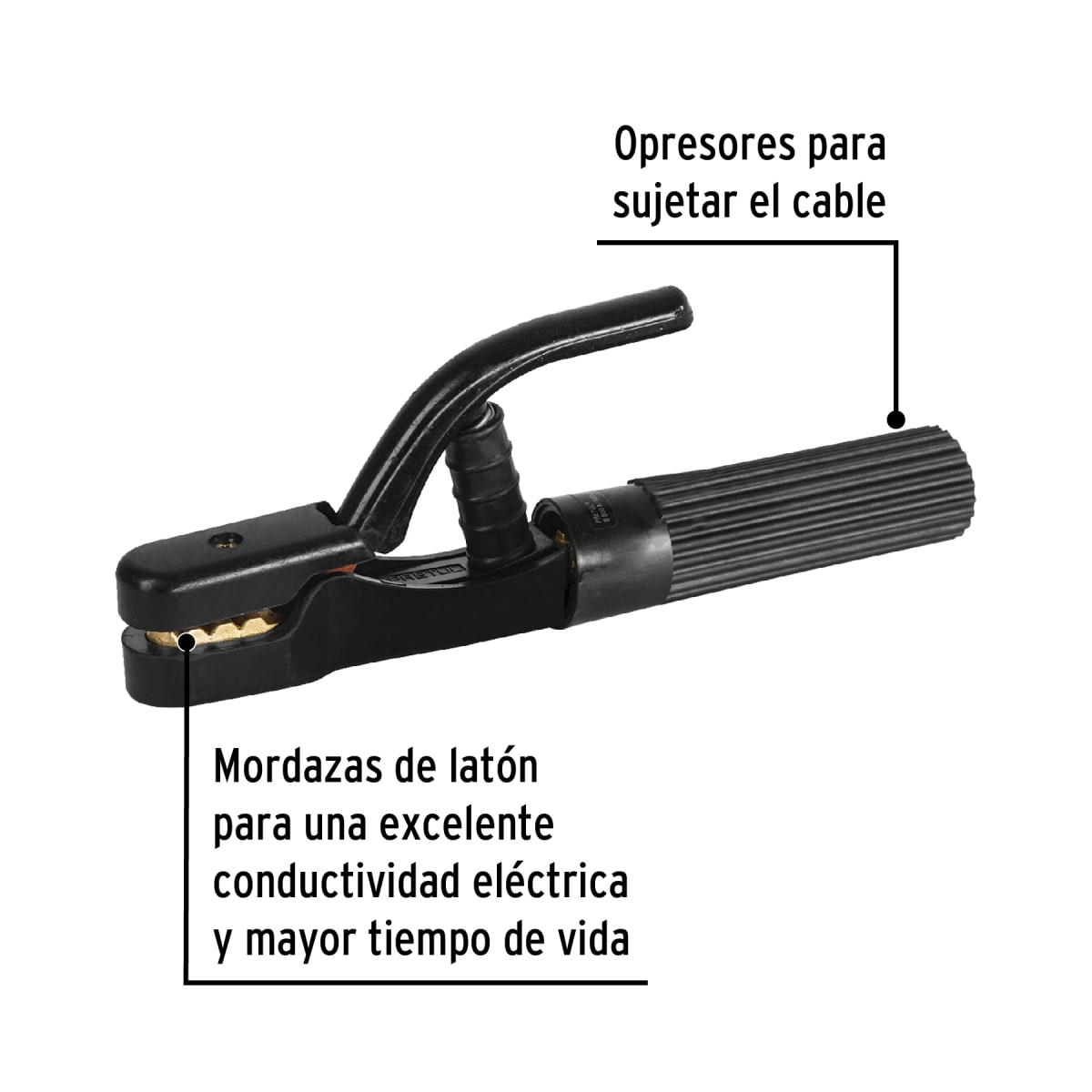 Tenaza porta electrodo de 500 a. pretul2