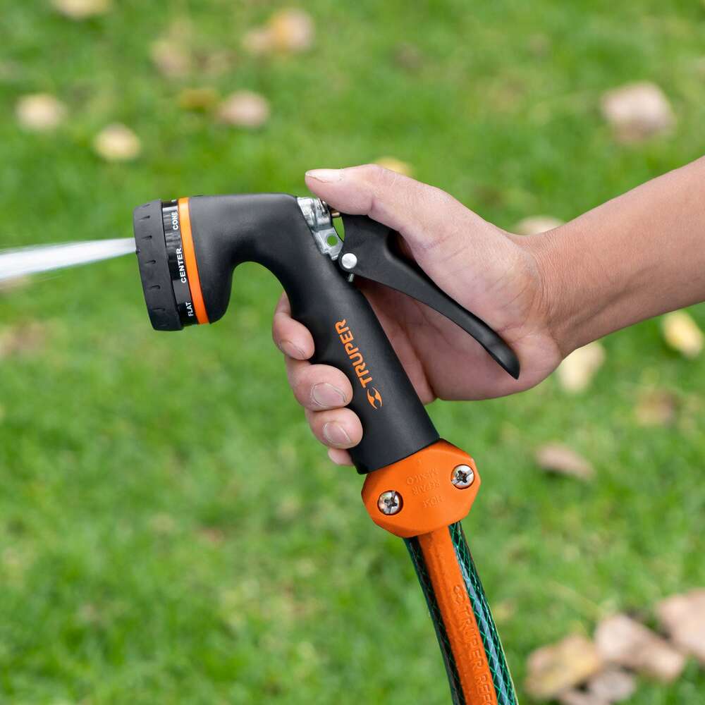 Combo Manguera 20 Metros Y Pistola De Riego Truper10