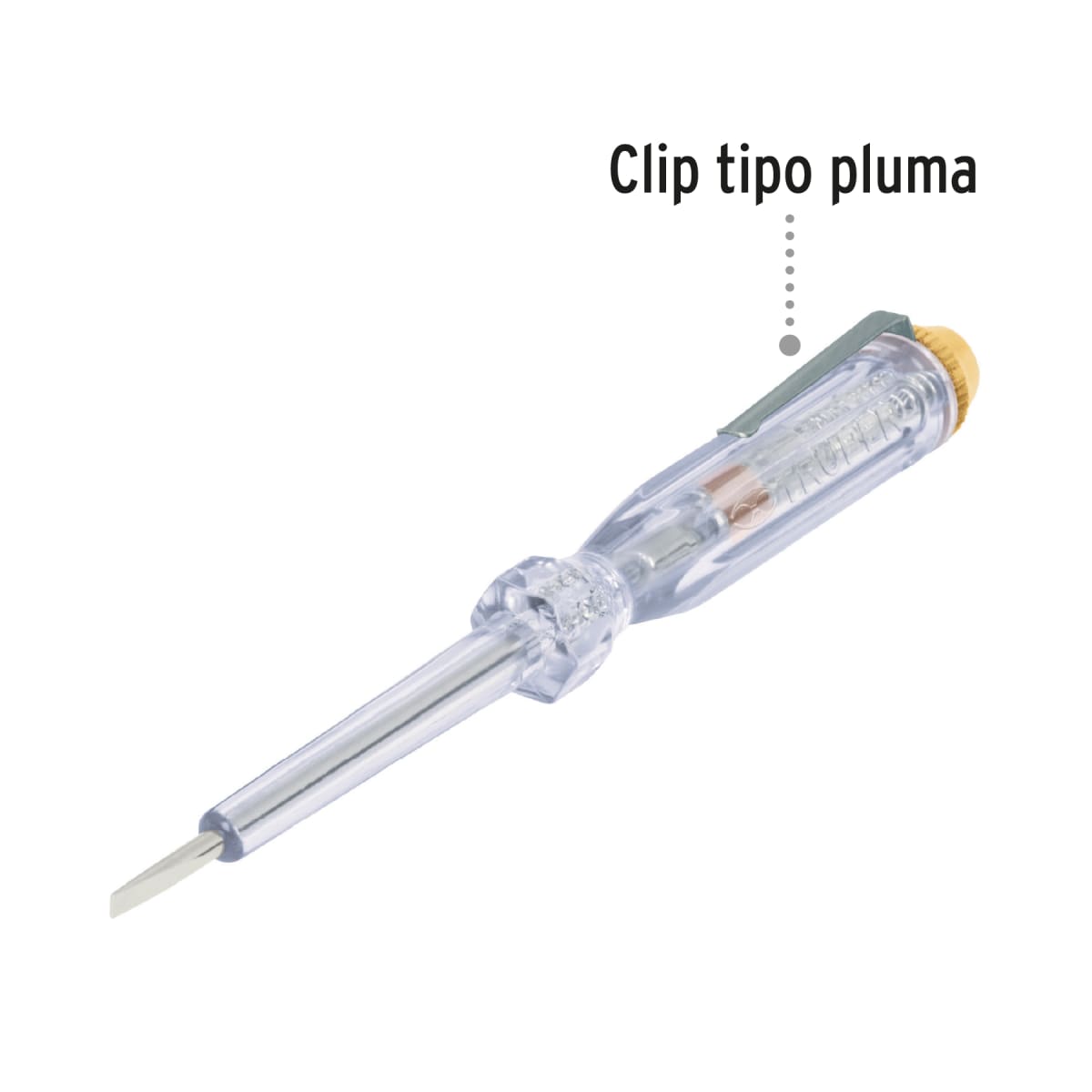 Probador piloto 14 cm de corriente Truper3