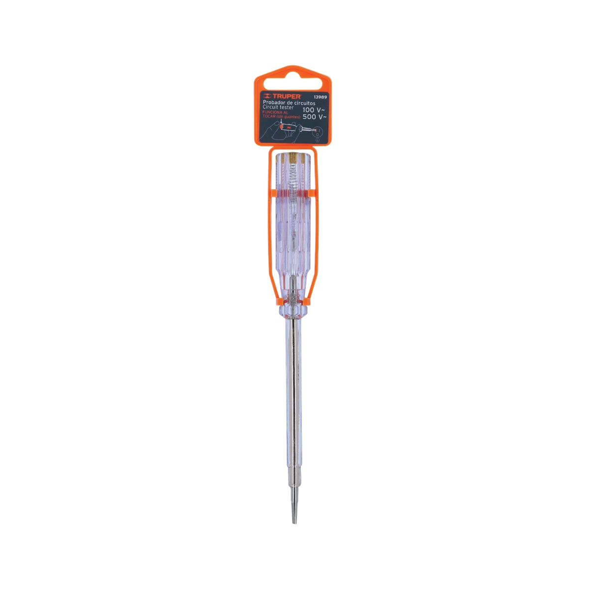 Probador piloto 19 cm de corriente alterna, Truper5