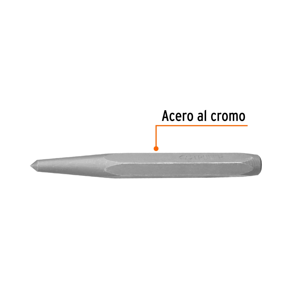 Punzón 5/8'' para barrenar. largo 6-1/8'' Truper2