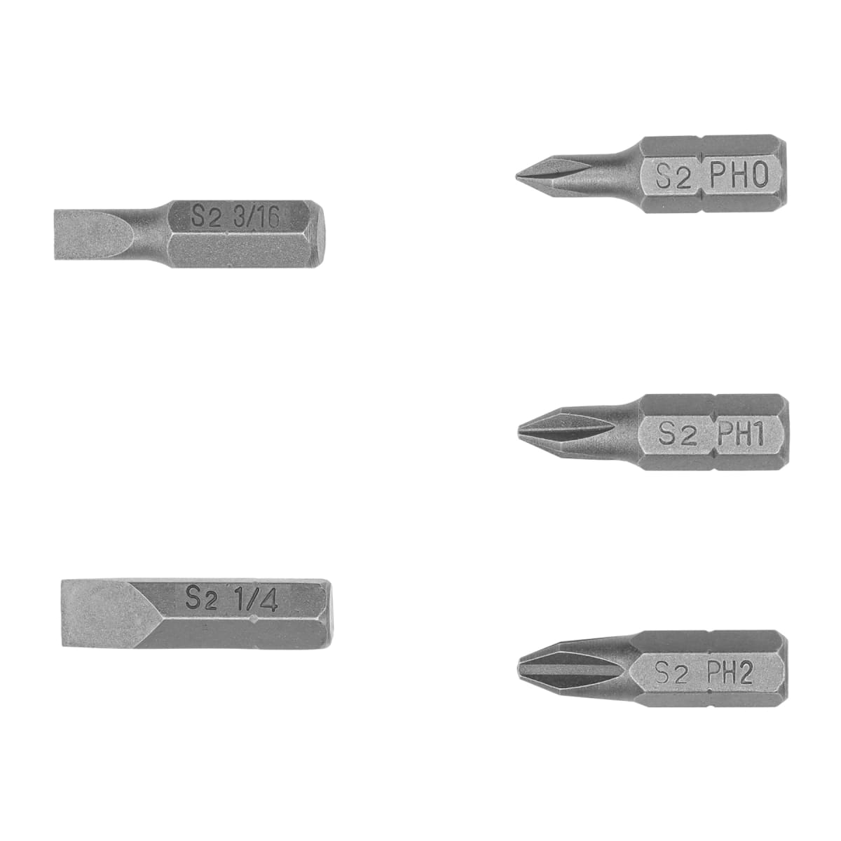 Juego de 5 puntas de cruz y planas largo 1'', Expert Truper3