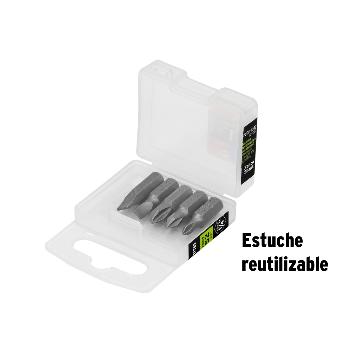 Juego de 5 puntas de cruz y planas largo 1'', Expert Truper2