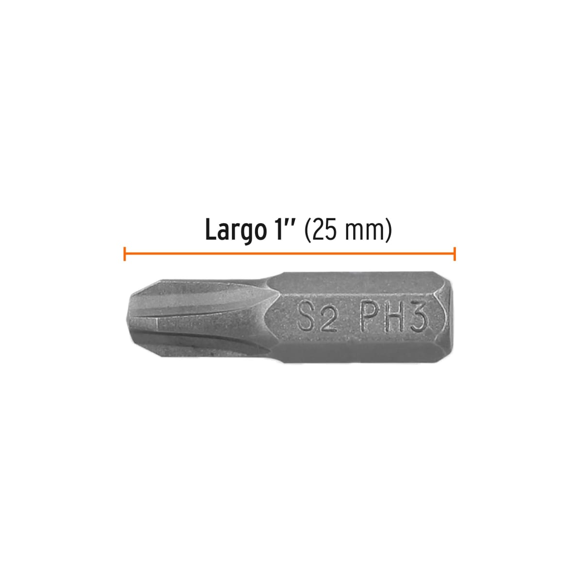 Estuche con 5 puntas de cruz ph3 largo 1'' Truper Expert4