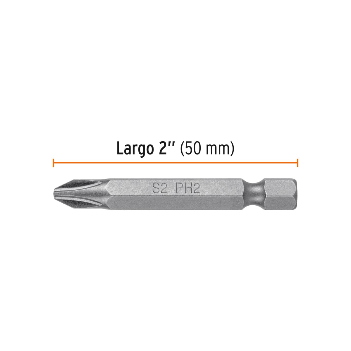 Estuche con 15 puntas de cruz PH2 largo 2´´, Truper Expert4