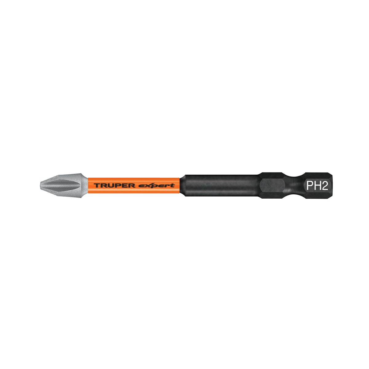 Estuche con 5 puntas de cruz PH2 de impacto largo 3'', Expert Truper2