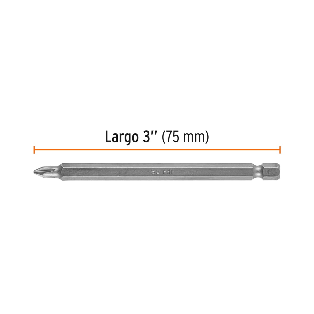 Estuche con 5 puntas de cruz PH1 largo 4´´, Truper Expert4