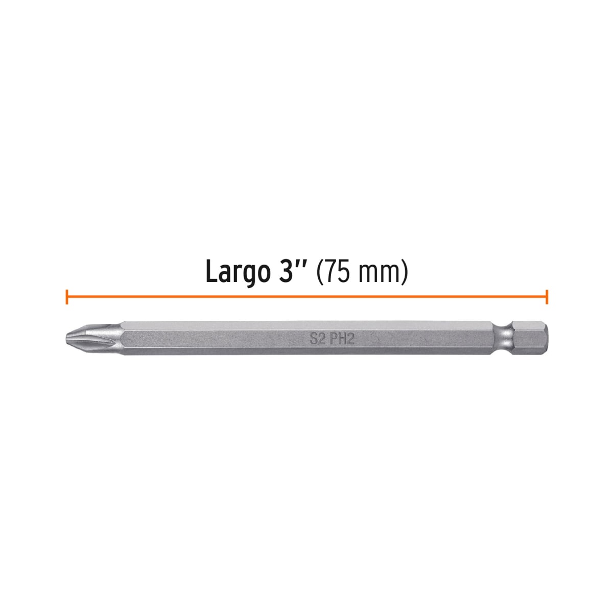 Estuche con 5 puntas de cruz PH2 largo 4´´, Truper Expert3