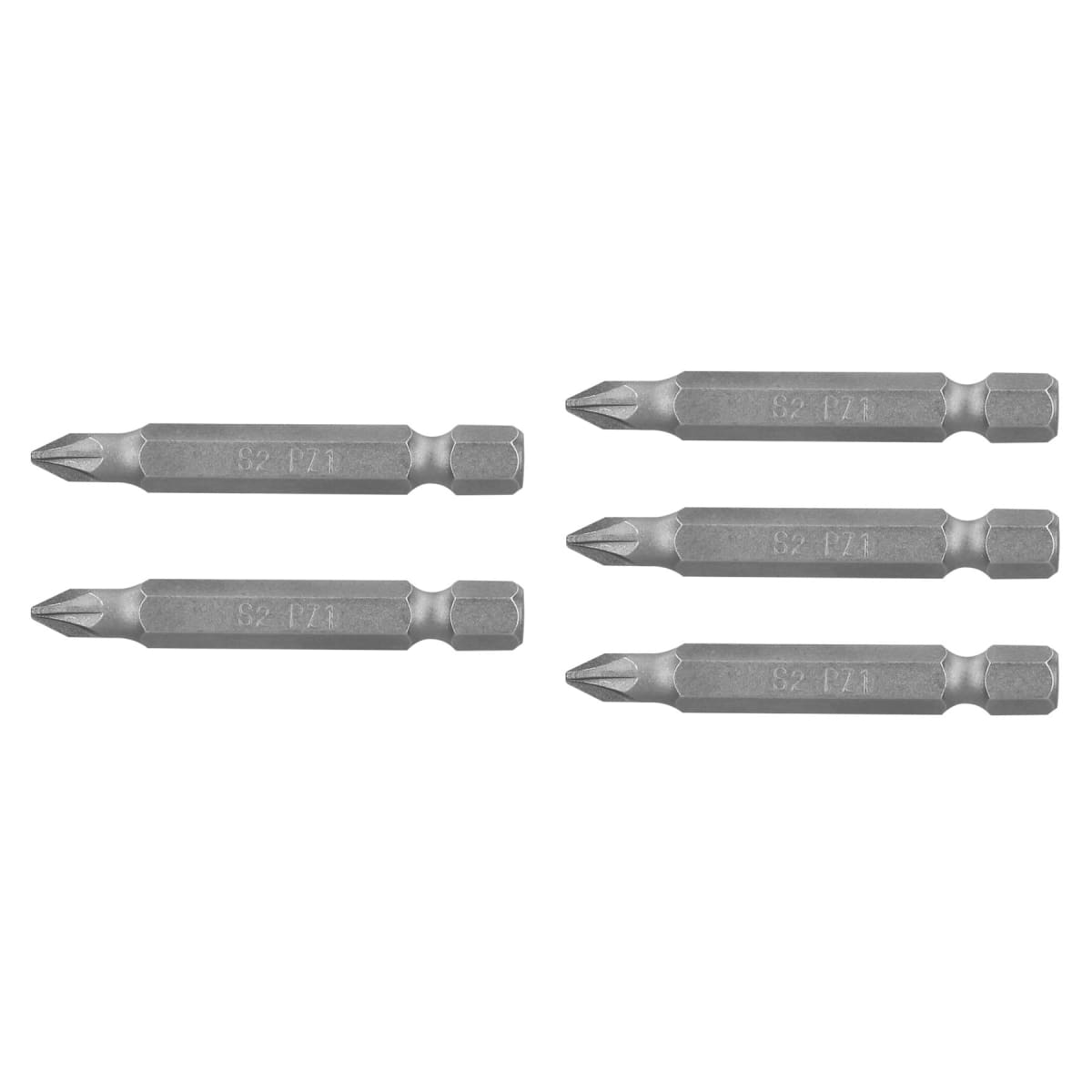 Estuche con 5 puntas pozidriv PZ1 largo 2´´, Truper Expert2