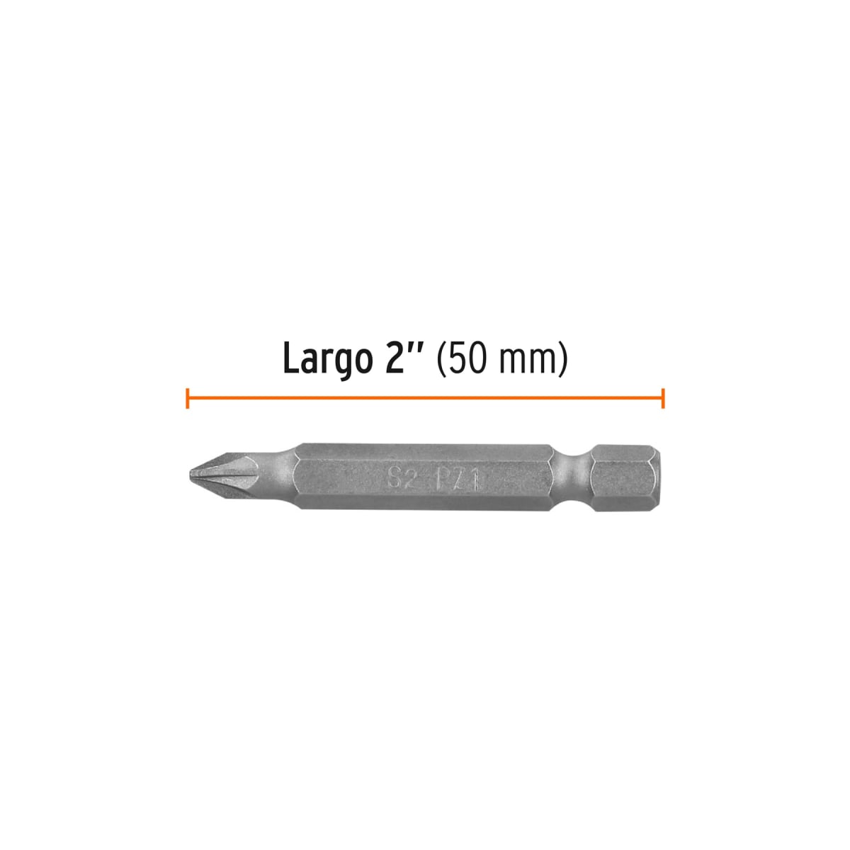 Estuche con 5 puntas pozidriv PZ1 largo 2´´, Truper Expert3