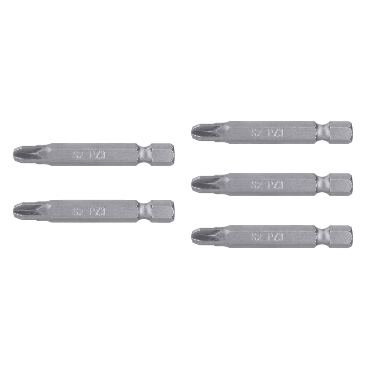 Estuche con 5 puntas pozidriv PZ3 largo 2´´, Truper Expert2