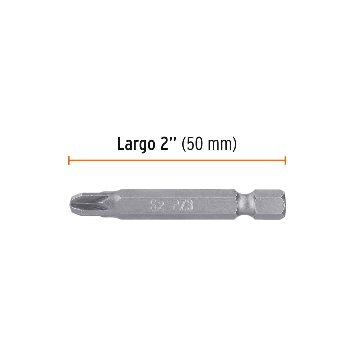 Estuche con 5 puntas pozidriv PZ3 largo 2´´, Truper Expert3