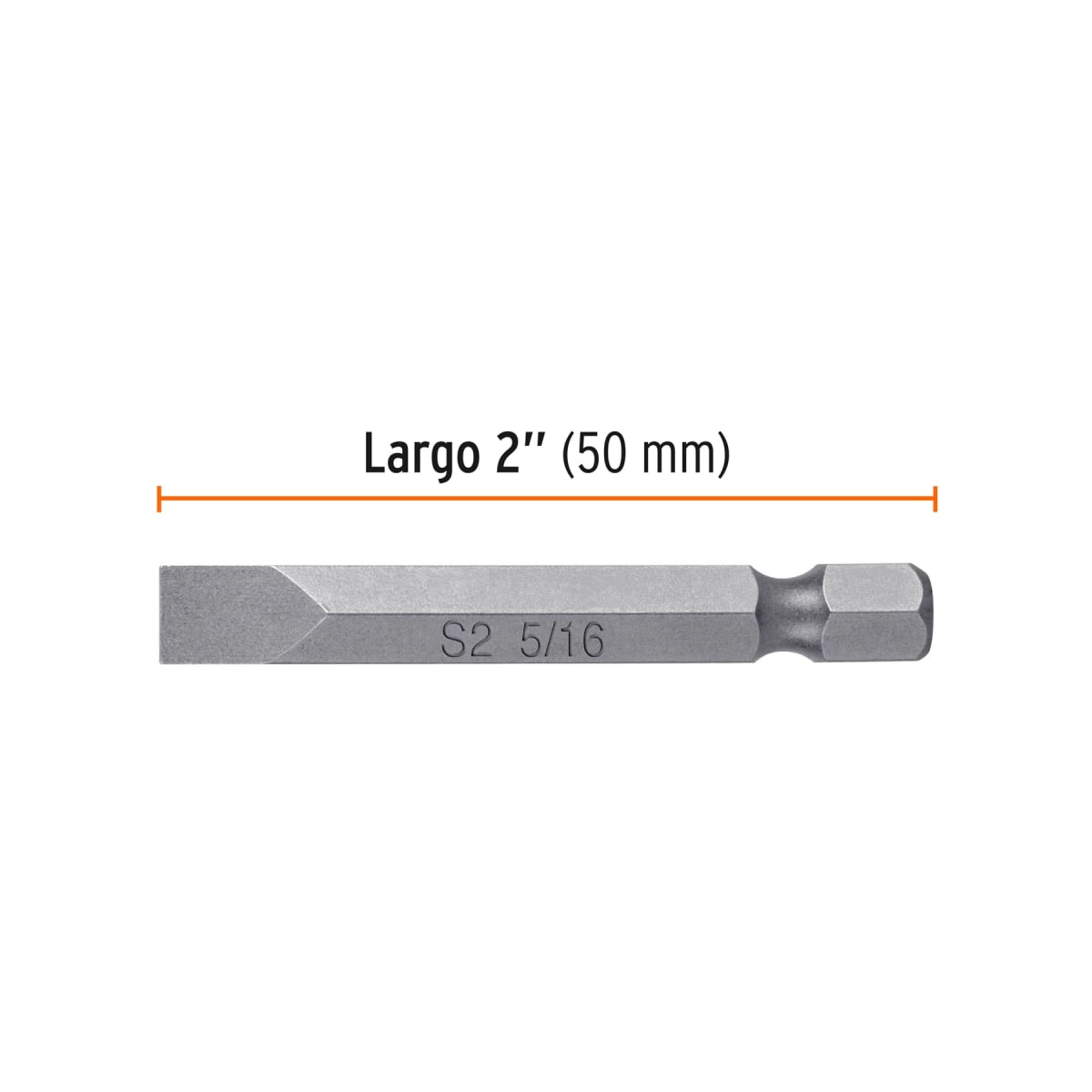 Estuche con 5 puntas planas de 5/16´´ largo 2´´, Truper Expert4
