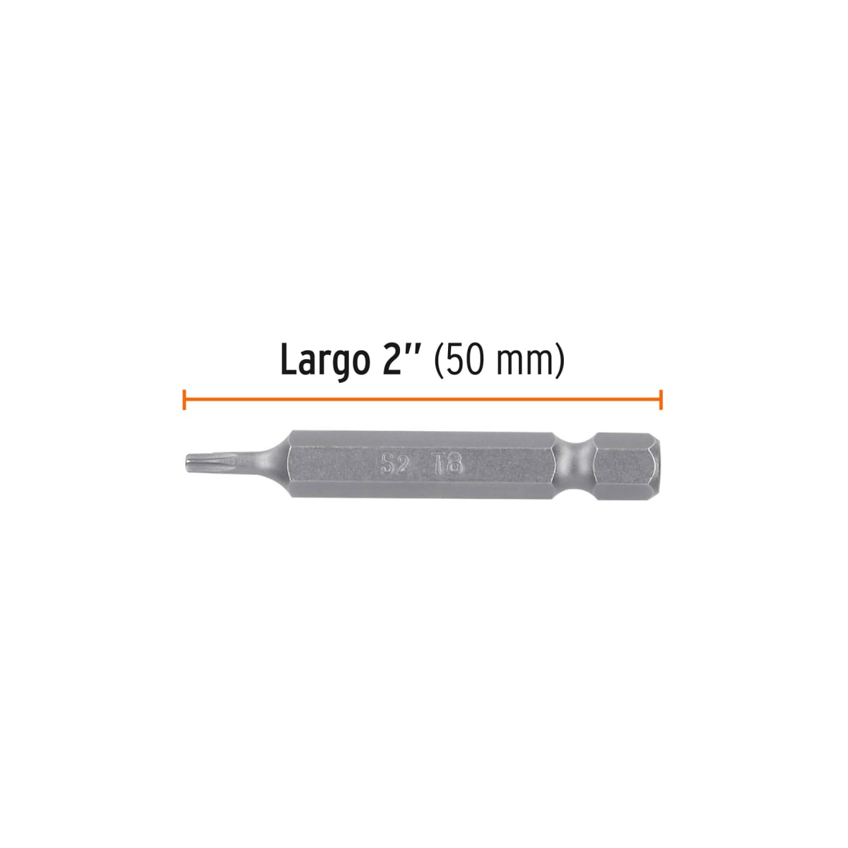 Estuche con 5 puntas torx T8 largo 2´´, Truper Expert4