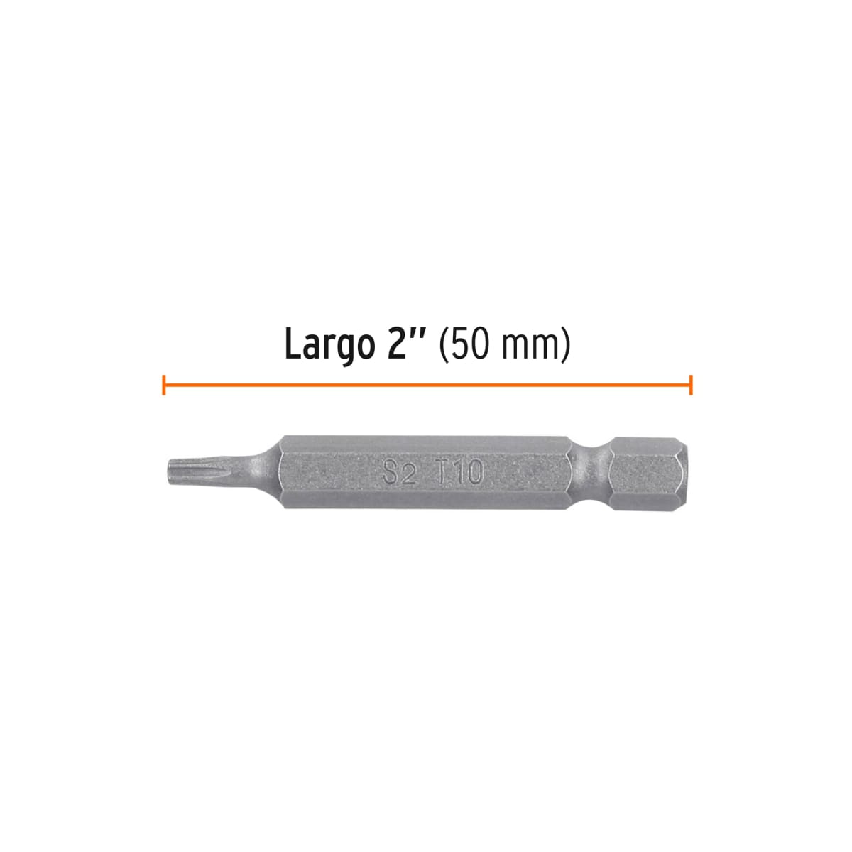 Estuche con 5 puntas torx T10 largo 2´´, Truper Expert4