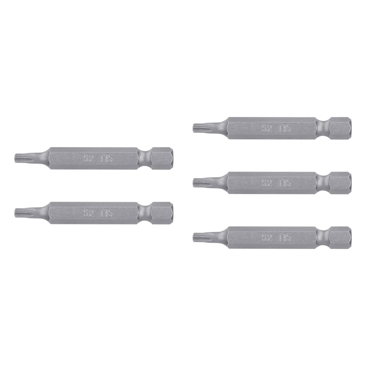 Estuche con 5 puntas torx T15 largo 2´´, Truper Expert3