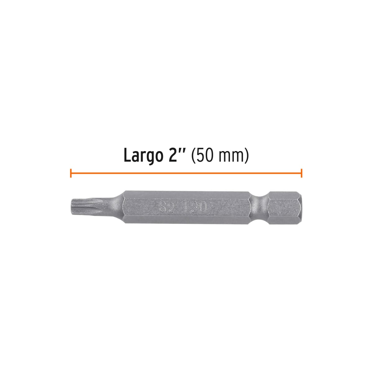 Estuche con 5 puntas torx T20 largo 2'' Truper Expert4