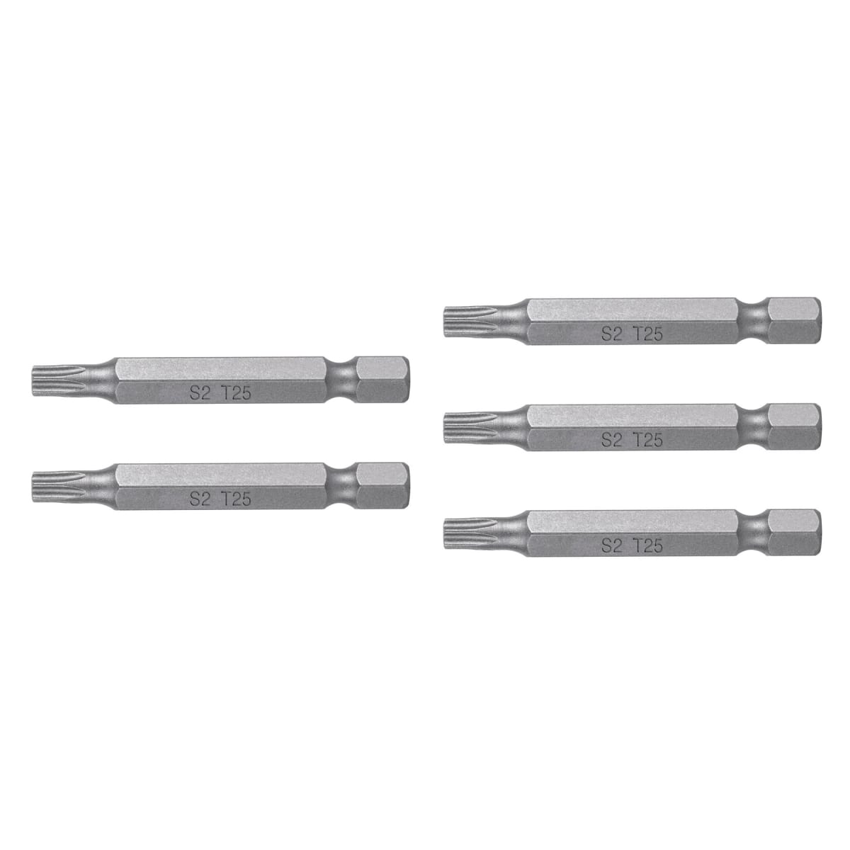 Estuche con 5 puntas torx T25 largo 2'' Truper Expert2