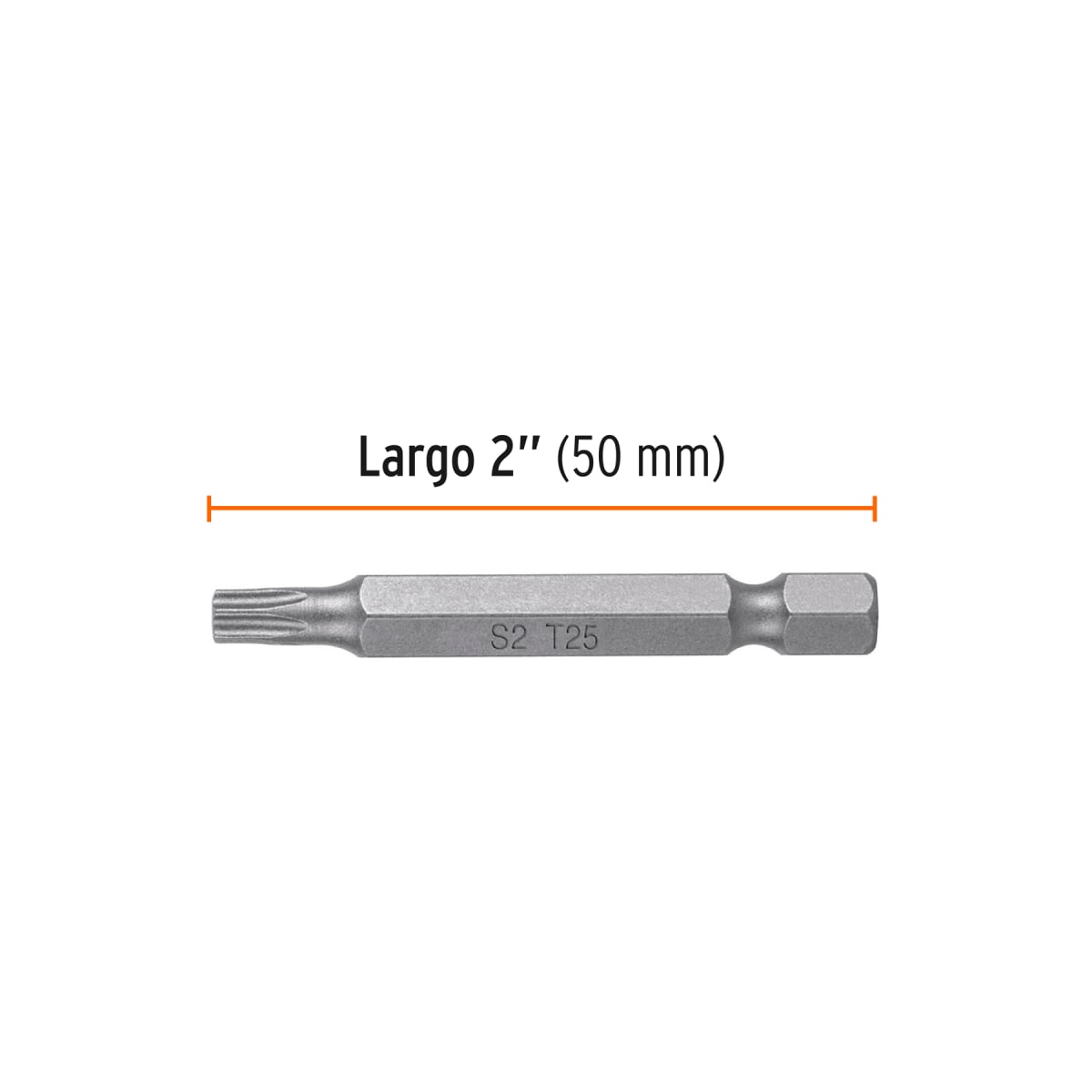 Estuche con 5 puntas torx T25 largo 2'' Truper Expert3
