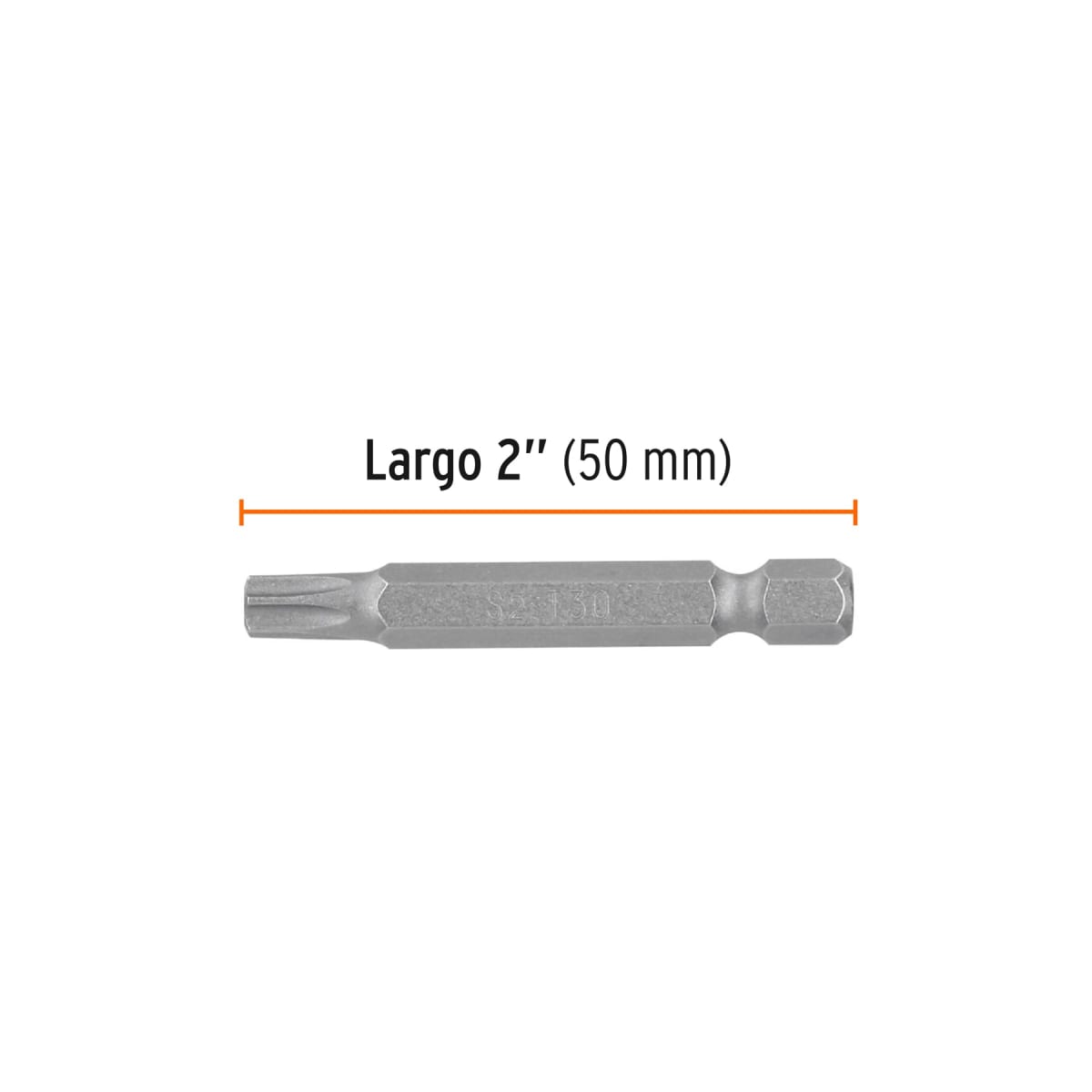 Estuche con 5 puntas torx T30 largo 2´´, Truper Expert3