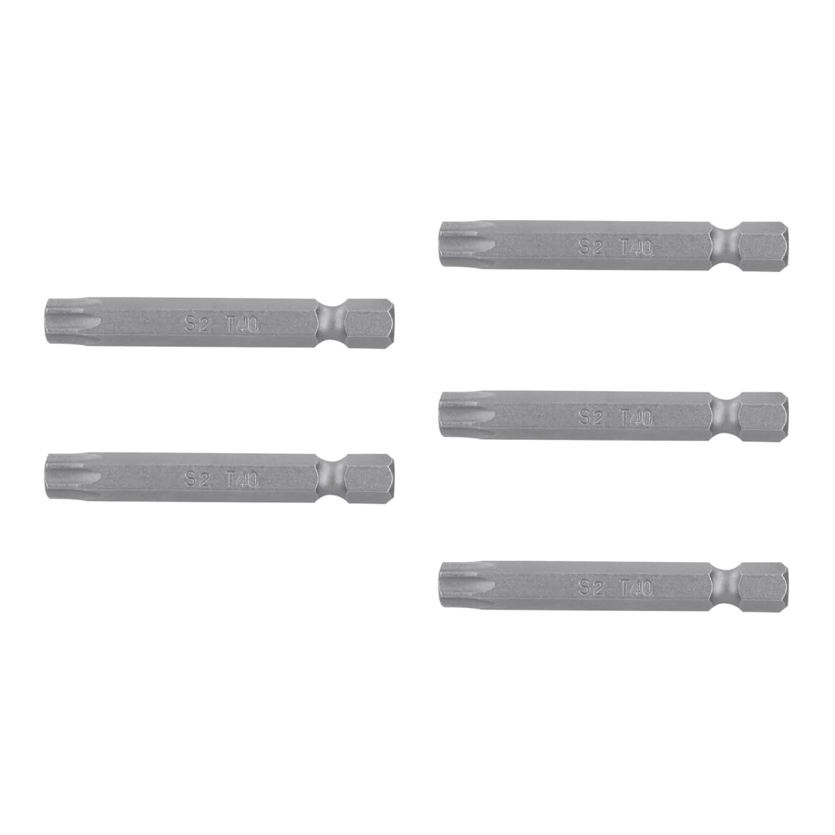 Estuche con 5 puntas torx T40 largo 2´´, Truper Expert3