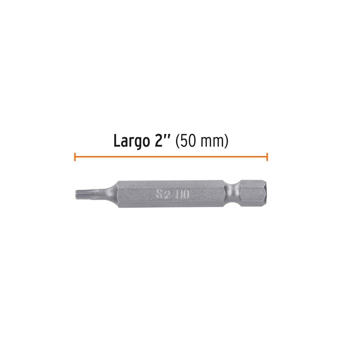 Estuche con 5 puntas torx T10 con seguro largo 2´´, Expert Truper4