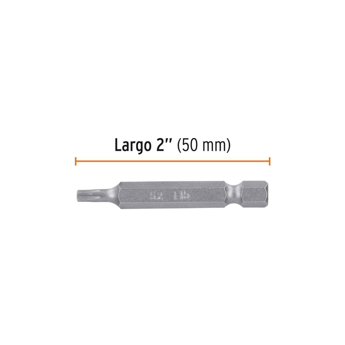 Estuche con 5 puntas torx T15 con seguro largo 2´´, Expert Truper3