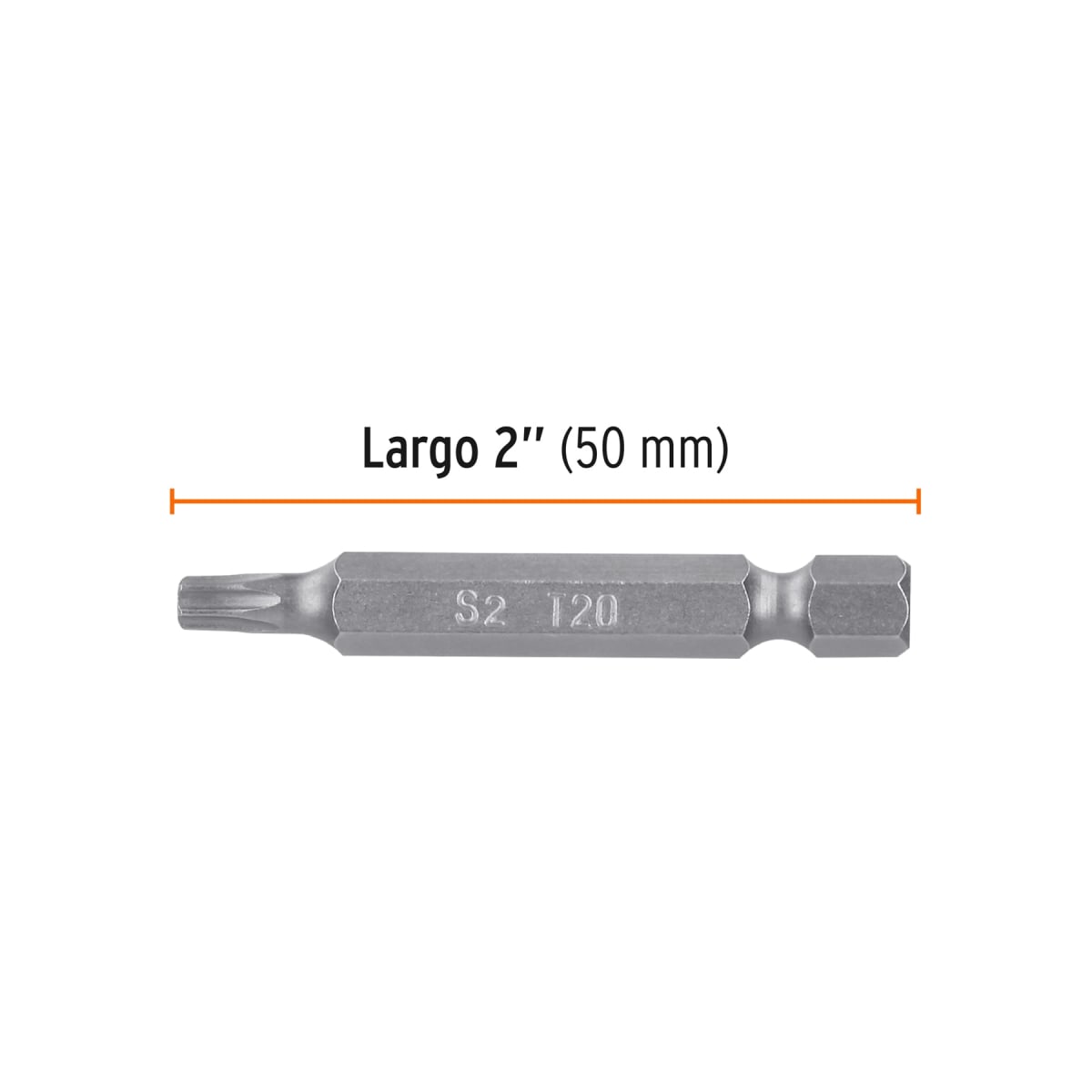 Estuche con 5 puntas torx T20 con seguro largo 2´´, Expert Truper3