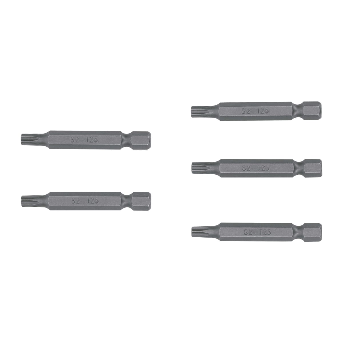 Estuche con 5 puntas torx T25 con seguro largo 2´´, Expert Truper2