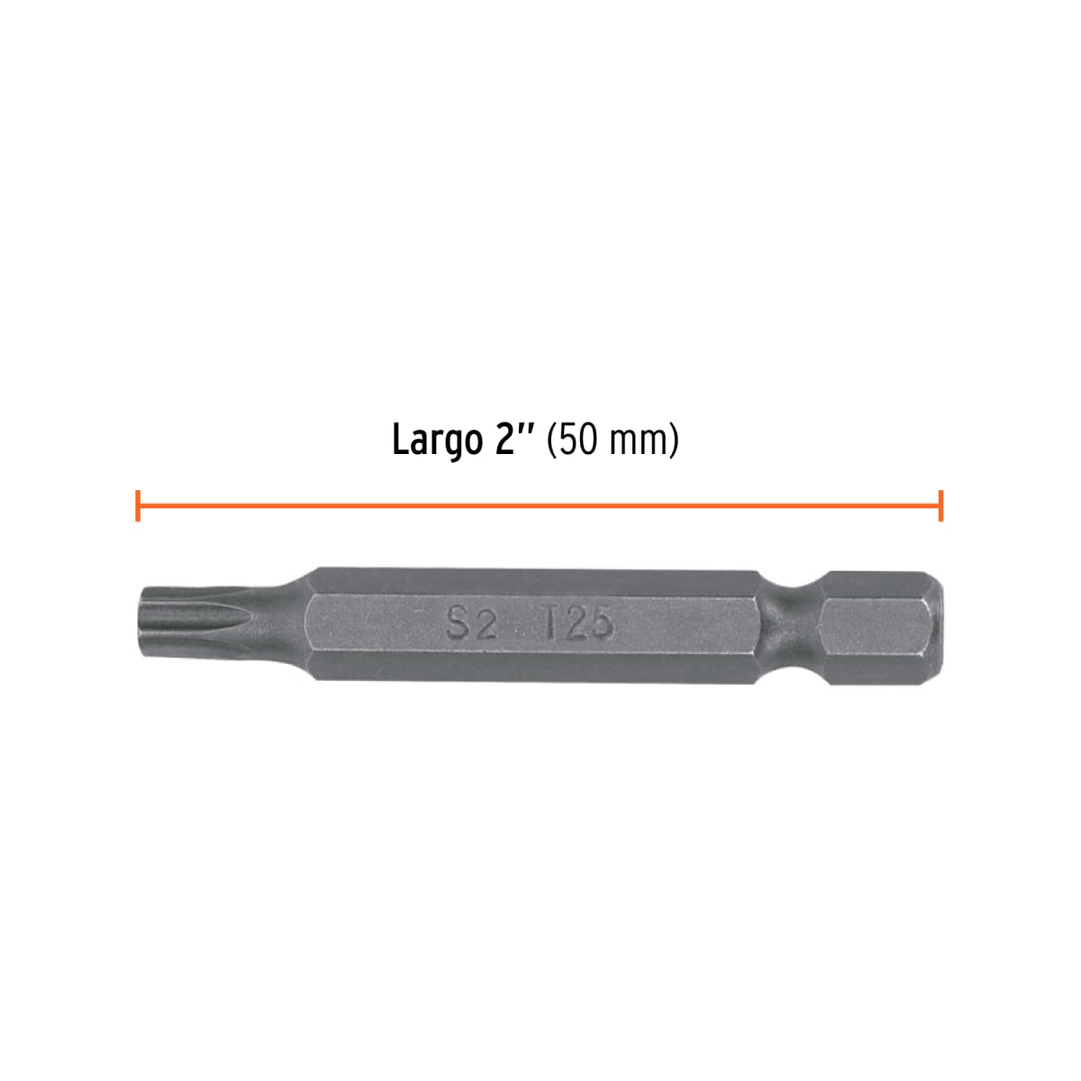 Estuche con 5 puntas torx T25 con seguro largo 2´´, Expert Truper3