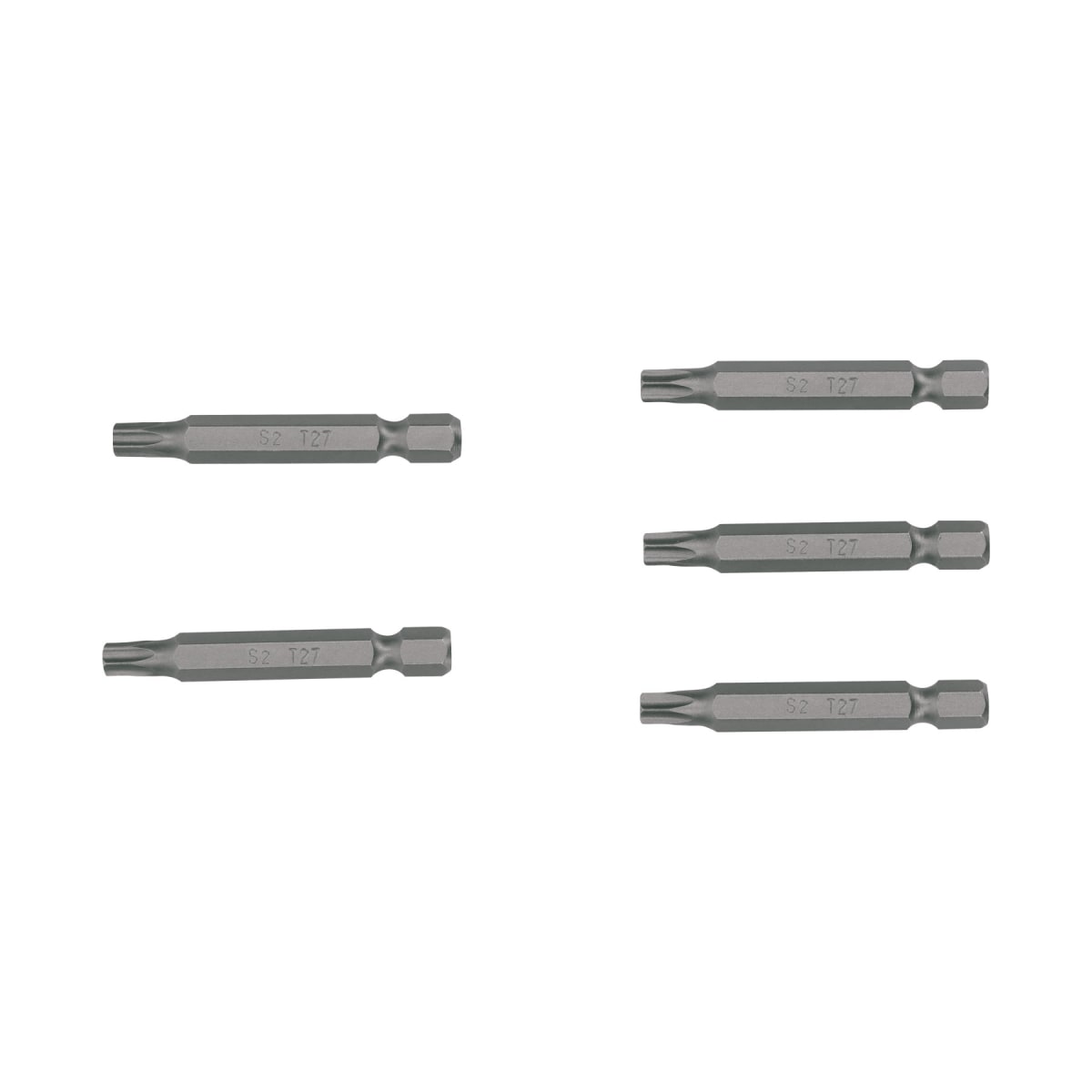 Estuche con 5 puntas torx T27 con seguro largo 2´´, Expert Truper2