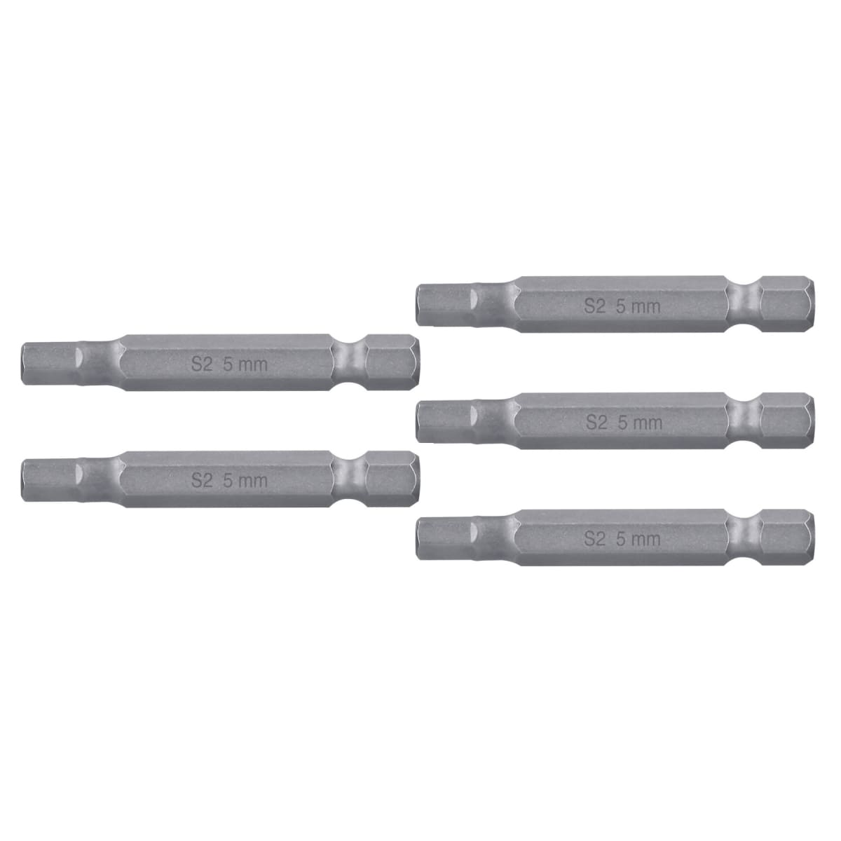 Estuche con 5 puntas hexagonales de 5 mm largo 2'', Expert Truper2