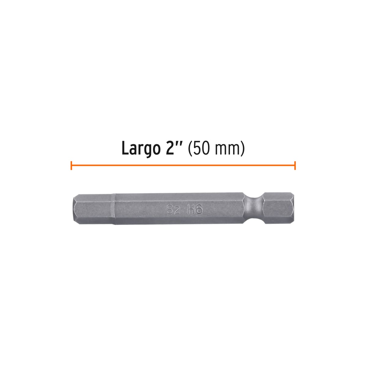 Estuche con 5 puntas hexagonales de 6 mm largo 2'', Expert Truper3