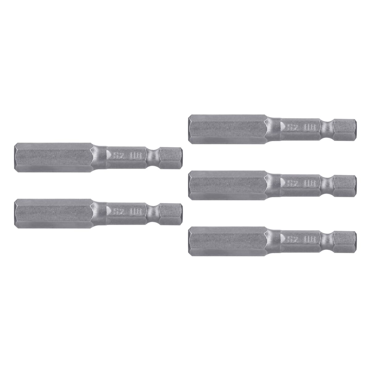 Estuche con 5 puntas hexagonales de 8 mm largo 2´´, Expert Truper2