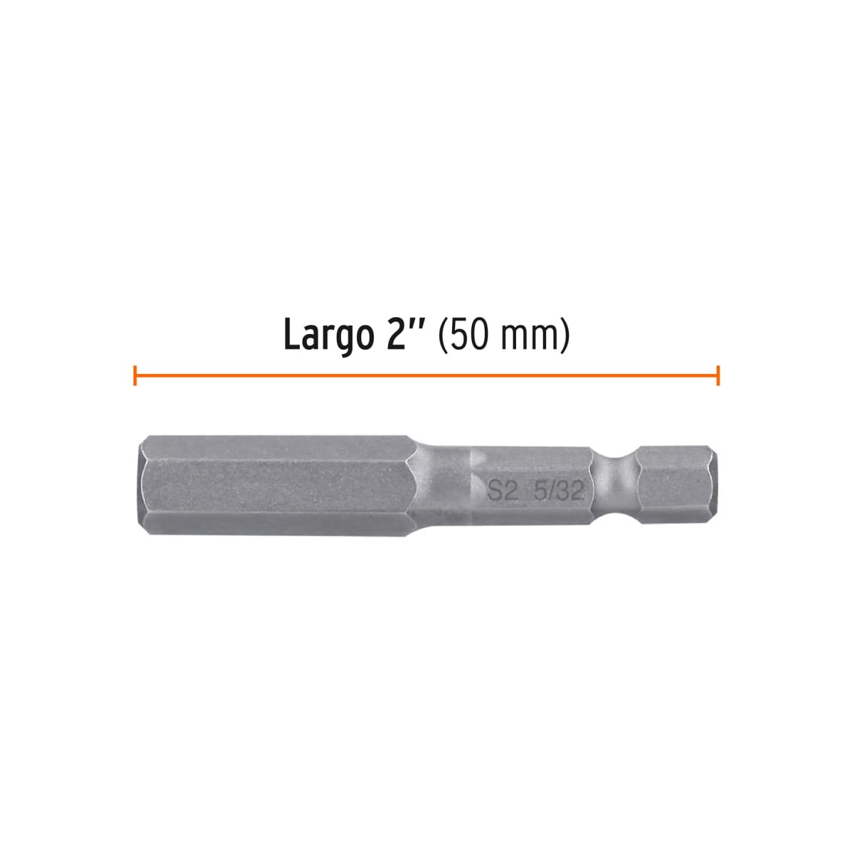 Estuche con 5 puntas hexagonales de 5/32mm largo 2´´, Expert Truper3