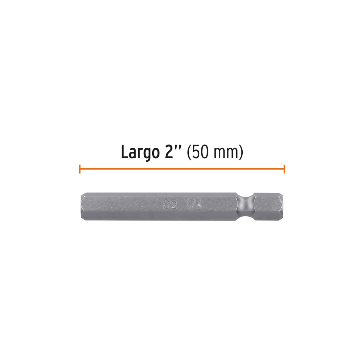 Estuche con 5 puntas hexagonales de 1/4mm largo 2´´, Expert Truper3