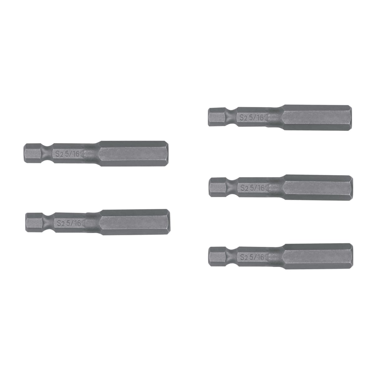 Estuche con 5 puntas hexagonales de 5/16mm largo 2´´, Expert Truper1