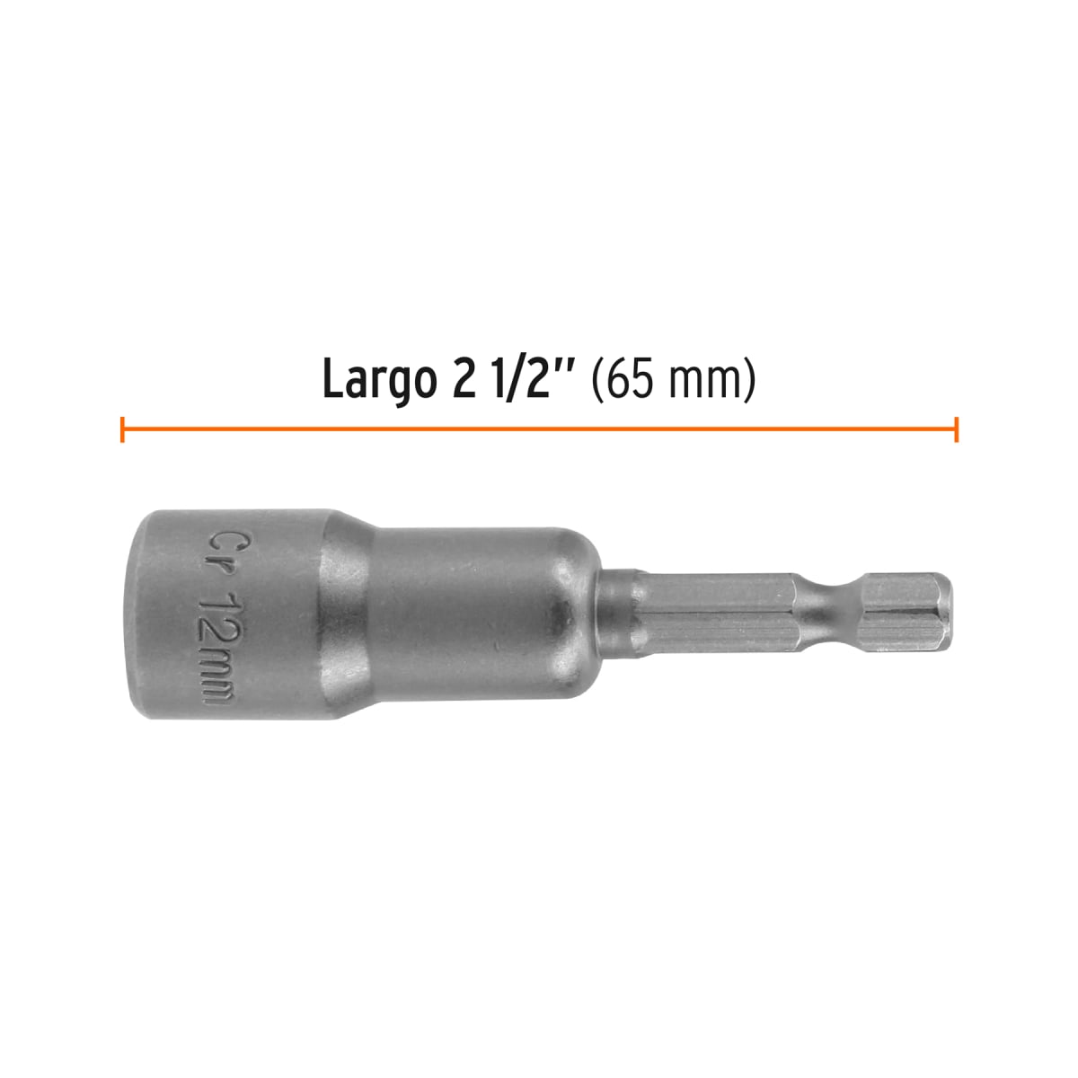 Estuche con 5 dados magnéticos de 12 mm largo 2´´, Expert Truper4