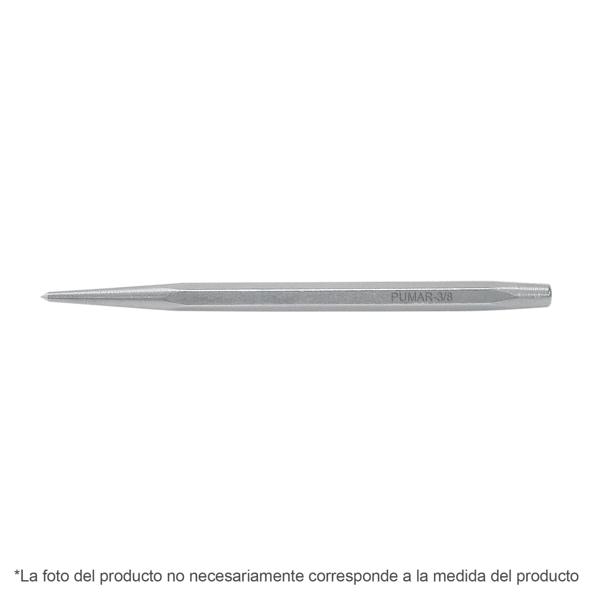 Punzón 5/16'' para marcar largo 5'' Truper1