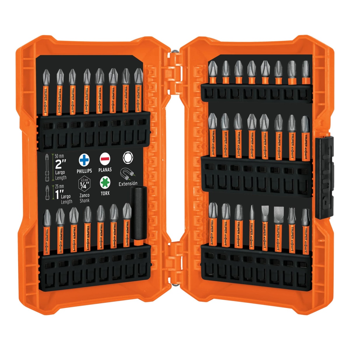 Juego de 40 puntas de impacto mixtas largos 1