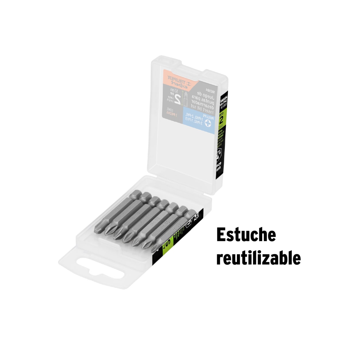 Juego de 7 puntas de cruz combinadas largo 2'', Expert Truper2