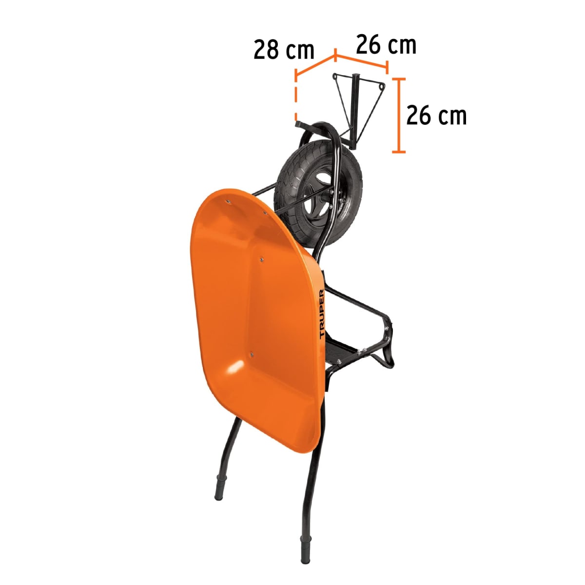 Rack para una carretilla Truper, Truper2