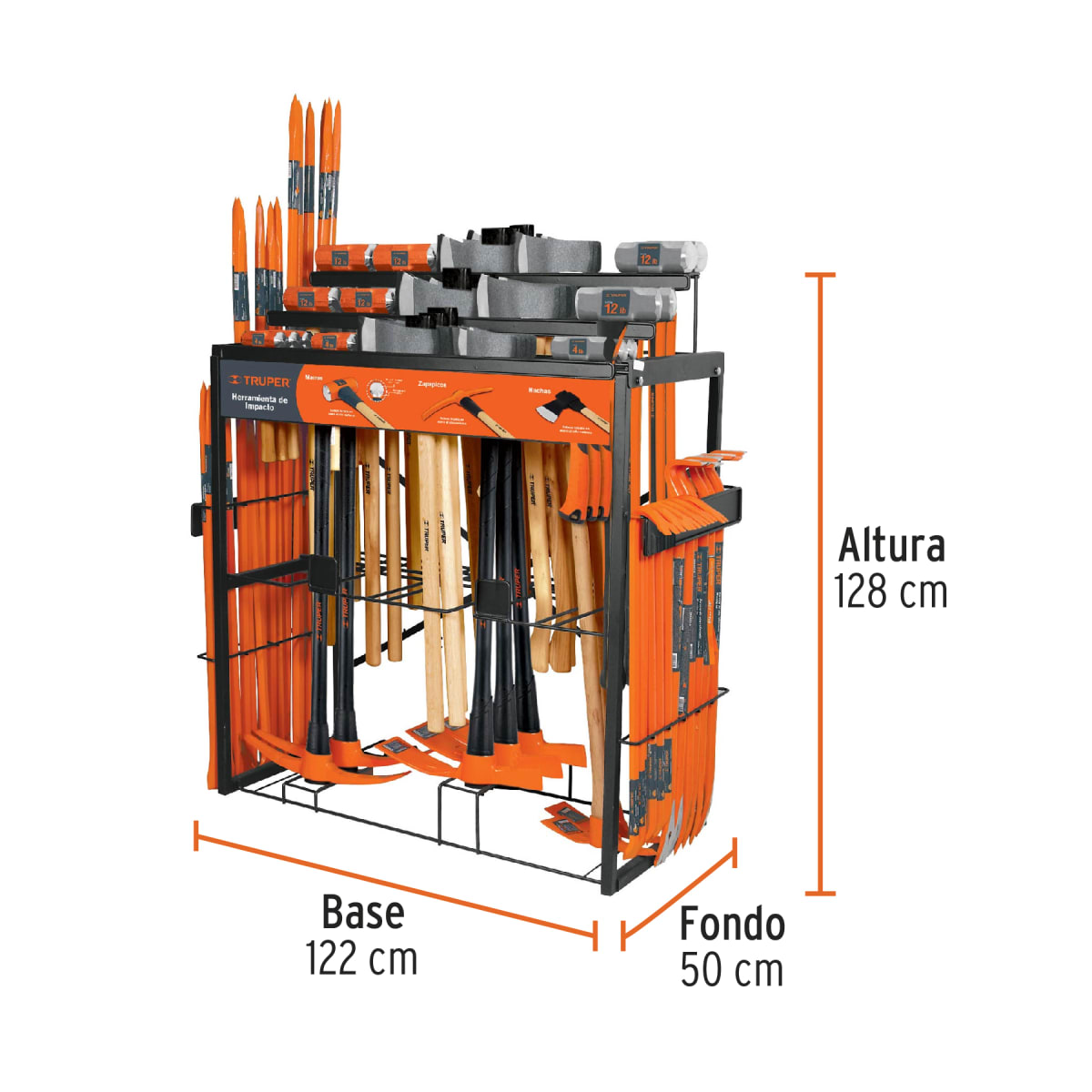 Rack para herramientas de alto impacto, México, Truper2